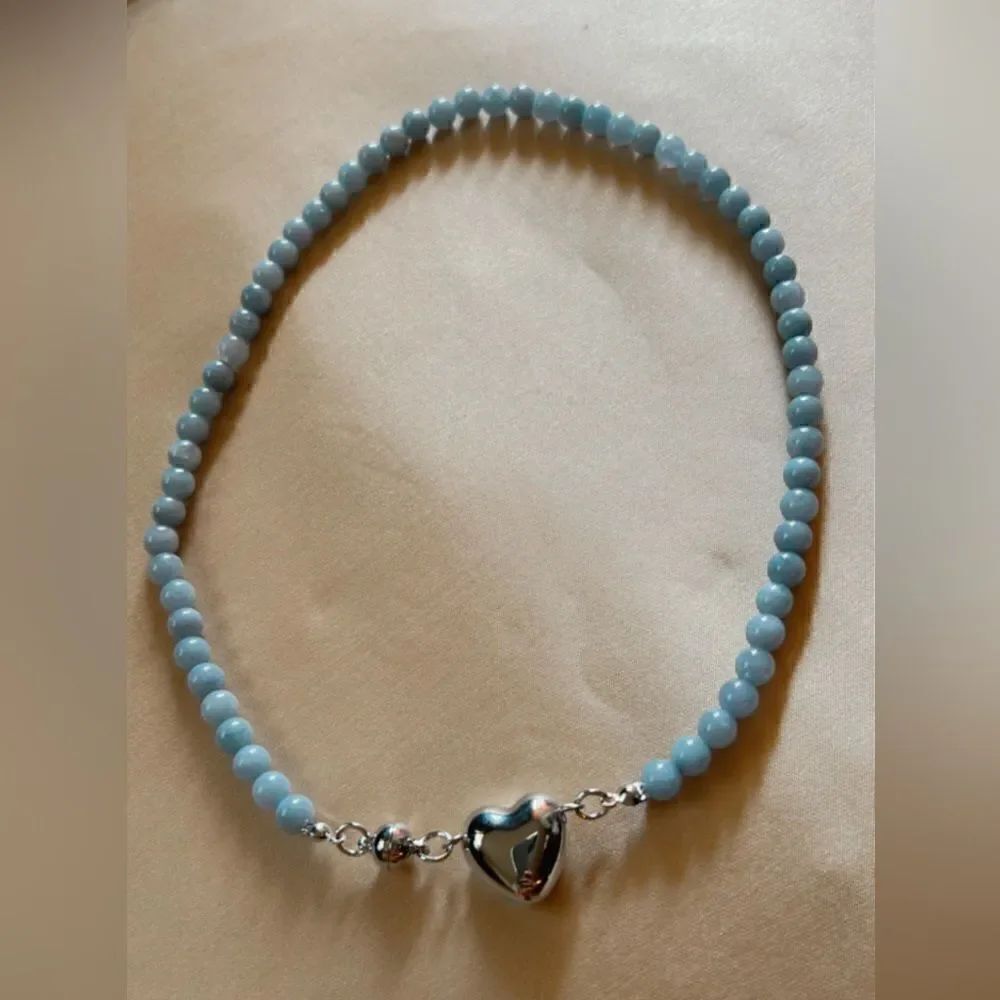 boho heart necklace A451